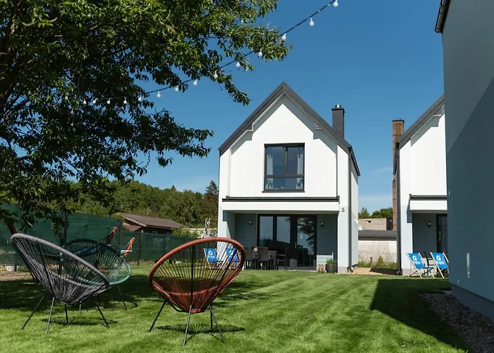 Siedlisko Na Wydmach, Sauna,podgrzewane Jacuzzi,domki Klimatyzowane,starlink Internet,parking Ferienhaus *